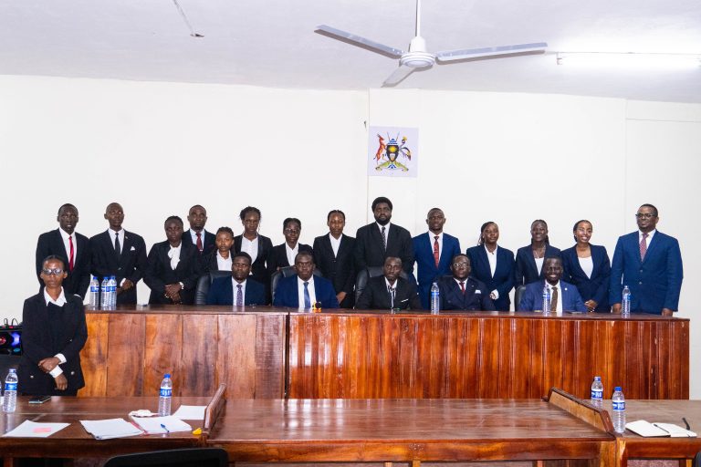 Participants at the Philip C. Jessup International Law Moot Court Competition national rounds in Uganda, hosted with participation from KIU, Makerere University, UCU, IUIU Mbale, and King Ceasor University.